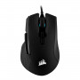 Corsair IRONCLAW RGB CH-9307011-AP spēļu pele, 18000 DPI, melna