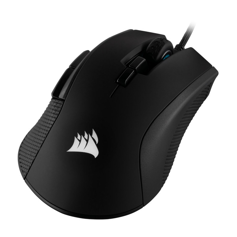 Corsair IRONCLAW RGB CH-9307011-AP spēļu pele, 18000 DPI, melna