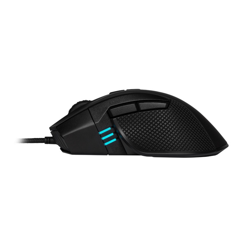 Corsair IRONCLAW RGB CH-9307011-AP spēļu pele, 18000 DPI, melna