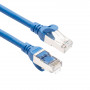 ACT FC2602 īpaši elastīgs CAT6A S/FTP savienojuma kabelis, 2 m, TPE, RJ45, ar aizsardzību pret aizķeršanos, zils