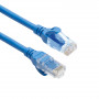 ACT FC1605 īpaši elastīgs CAT6A U/UTP savienojuma kabelis ar RJ45 savienotājiem, 5 m, TPE, ar aizķeršanās aizsardzību, zils