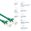 ACT FC2705 īpaši elastīgs komutācijas kabelis, S/FTP CAT6A, TPE, RJ45, 5 m, zaļš