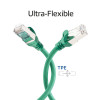 ACT FC2705 īpaši elastīgs komutācijas kabelis, S/FTP CAT6A, TPE, RJ45, 5 m, zaļš