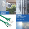 ACT FC2705 īpaši elastīgs komutācijas kabelis, S/FTP CAT6A, TPE, RJ45, 5 m, zaļš