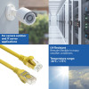 ACT FC1801 U/UTP CAT6A TPE īpaši elastīgs komutācijas kabelis ar RJ45 savienotājiem, 1 m, dzeltens