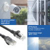 ACT FC1915 U/UTP CAT6A TPE īpaši elastīgs komutācijas kabelis ar RJ45 savienotājiem, 15 m, melns