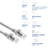 ACT FC1051 U/UTP CAT6A īpaši elastīgs savienojuma kabelis, TPE, ar fiksatora aizsargu, RJ45, 1,5 m, pelēks