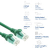 ACT FC1701 U/UTP CAT6A savienojuma kabelis, TPE, īpaši lokans, RJ45, 1 m, zaļš