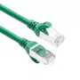 ACT FC2751 S/FTP CAT6A savienojuma kabelis, 1,5 m, TPE, īpaši elastīgs, RJ45, zaļš