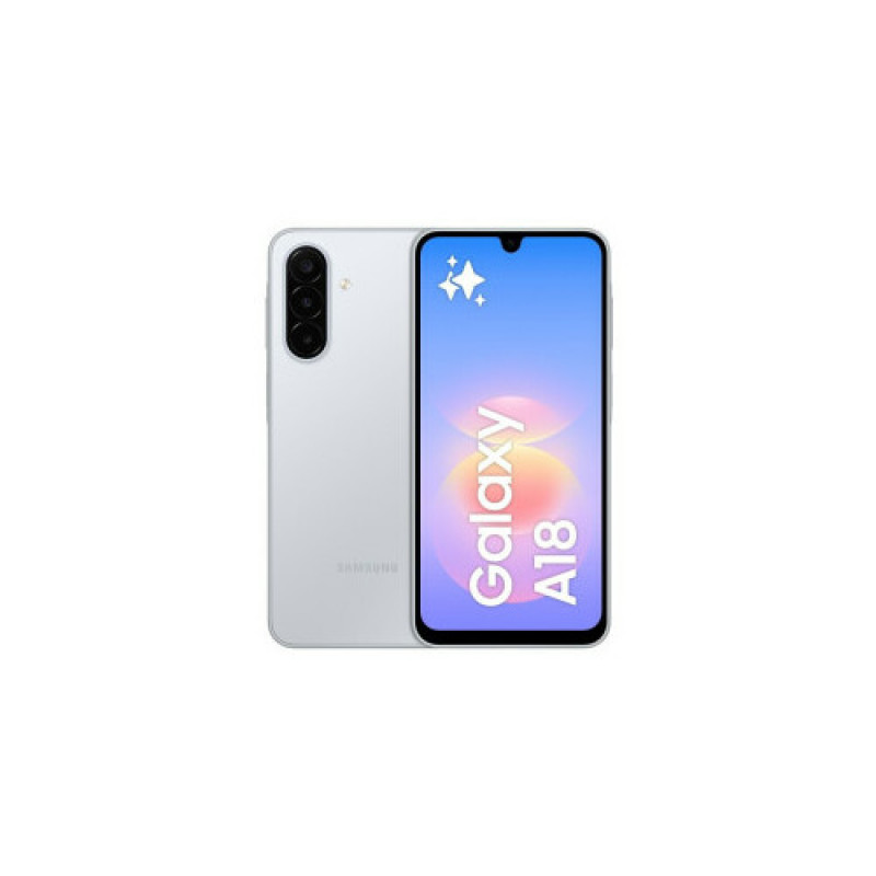 Samsung A18 4G viedtālrunis, Dual SIM, 8 GB RAM, 256 GB, sudraba, OEM