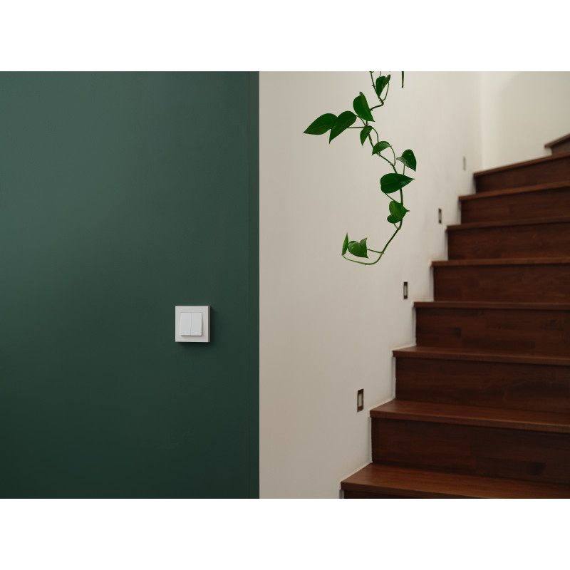 Osram SMART+ MATTER viedais sienas slēdzis, 2 kanālu, balts