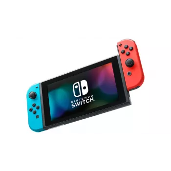 Nintendo Switch (jaunais pārskatītais modelis) portatīvā spēļu konsole, melna / zila / sarkana, 15,8 cm (6,2 collas), 32 GB, Wi-Fi