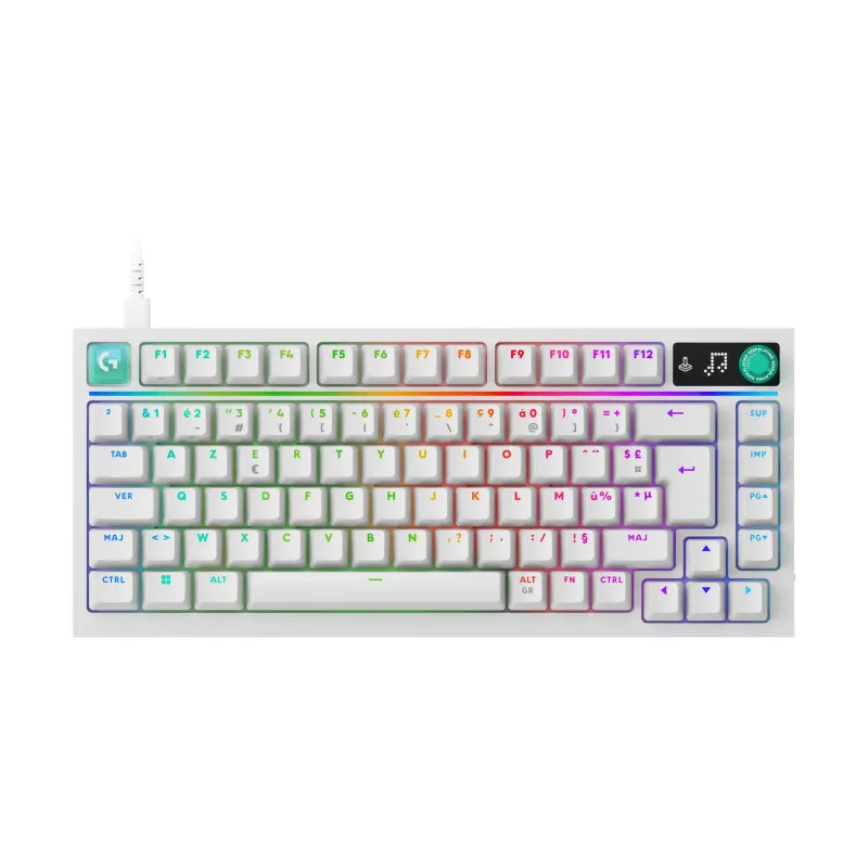 Logitech G316 X 75 tastatūra, 920-014315, balta, FR