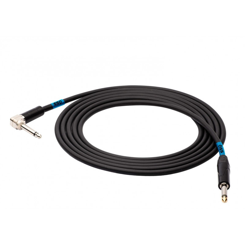 SSQ JMPJMK2 SS-1440 vads mono Jack – mono Jack (90 grādu leņķī), 2 m, melns
