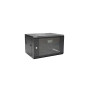 Digitus DN-W19 06U/450/B 6U sienas skapis, melns