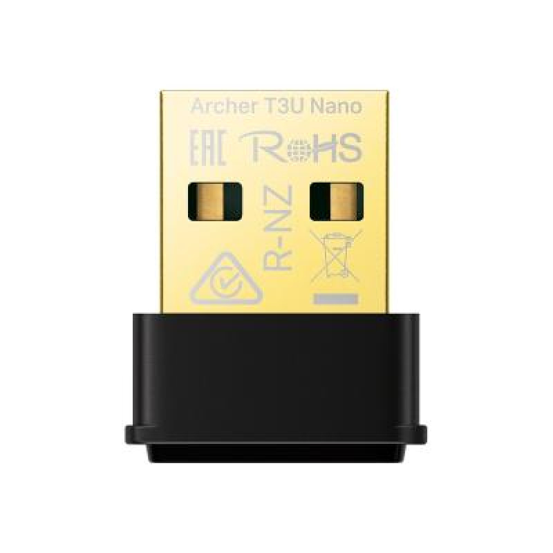 TP-Link Archer T3U Nano V1.4 USB Wi-Fi adapteris, AC1300