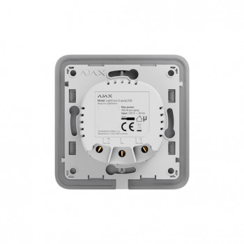 Ajax LightCore 2GANG 45111 viedās mājas ierīce, balta