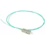 ACT RL8695 optiskās šķiedras SC pigtail kabelis, 1 m, OM3, LSZH, aqua