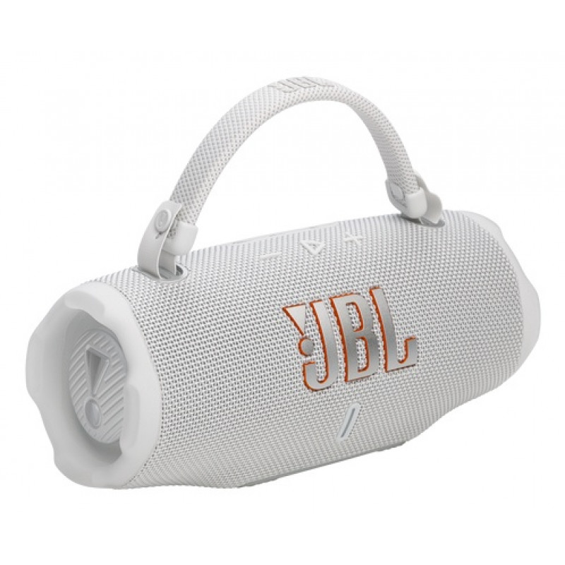 JBL Charge 6 portatīvais Bluetooth skaļrunis, balts