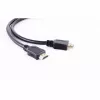 Wentronic 77473-E HDMI kabelis, 3 m, 3D, Ethernet, 4K 60 Hz, zeltīts