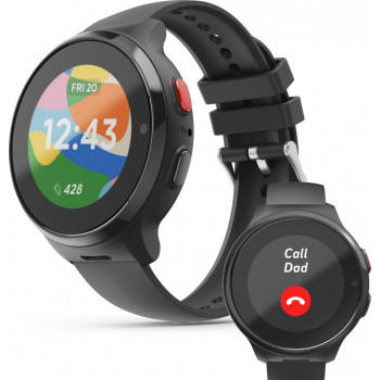 Hama 00178668 bērnu viedpulkstenis ar GPS, SOS pogu un zvanīšanas funkciju