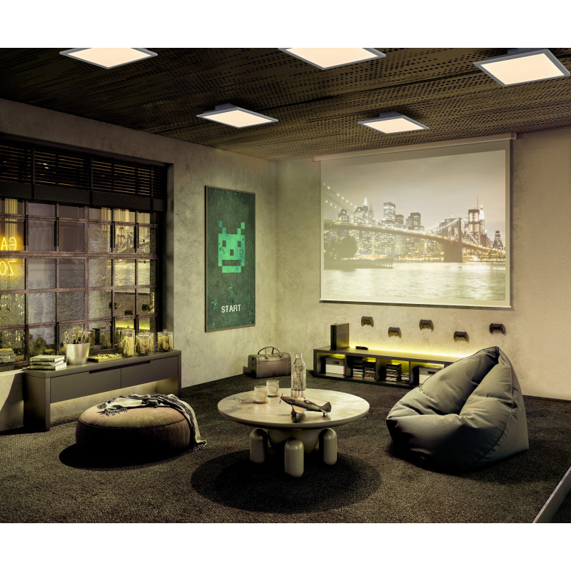 Osram SMART+ WiFi Planon Magic Panel 450x450 mm viedais gaismeklis (panelis), RGB+TW, regulējams, 24 W, balts