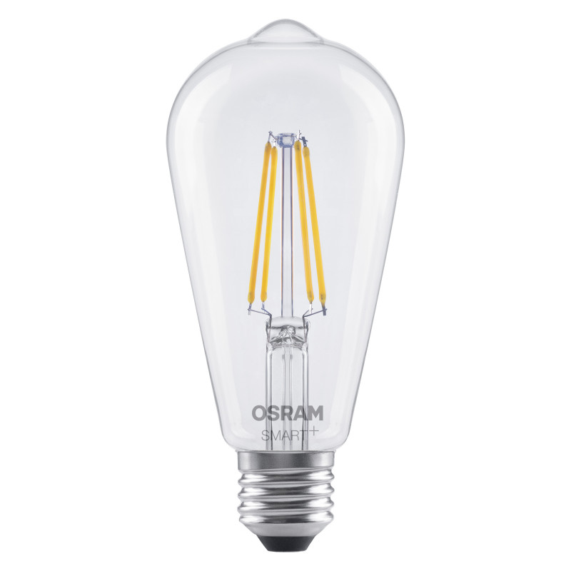 Osram SMART+ MATTER Dimmable Classic Edison 60 827 E27 viedā spuldze, 6 W, silti balta, Wi-Fi