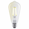 Osram SMART+ MATTER Dimmable Classic Edison 60 827 E27 viedā spuldze, 6 W, silti balta, Wi-Fi