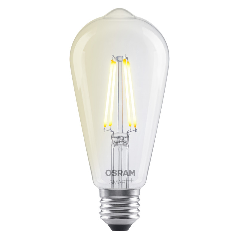 Osram SMART+ MATTER Dimmable Classic Edison 60 827 E27 viedā spuldze, 6 W, silti balta, Wi-Fi