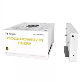 Thermaltake Dockpower FI 850 W datora barošanas bloks, ATX 3.1, 80 PLUS Gold, sniegbalts