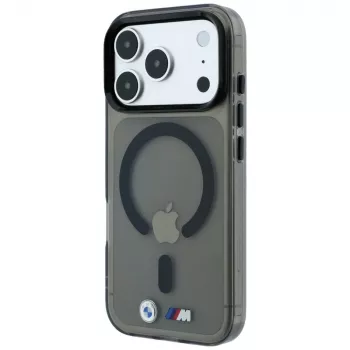 BMW BMW001323 vāciņš iPhone 18 Pro Max / 17 Pro Max, M IML Glossy Metal Logo & Trims, MagSafe, melns