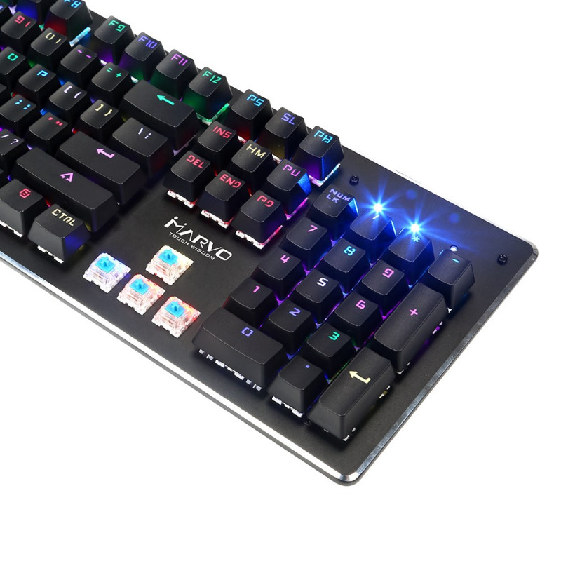 Marvo Arma 67 TNT Peach (KG935) mehāniskā spēļu tastatūra ar vadu