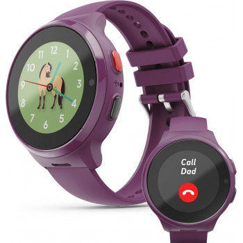 Hama 00178670 bērnu viedpulkstenis ar GPS, SOS pogu un zvanīšanas funkciju, ogu krāsā