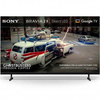 Sony Bravia 2 K43S25M2 43 collu viedtelevizors, Google TV, 4K UHD, melns