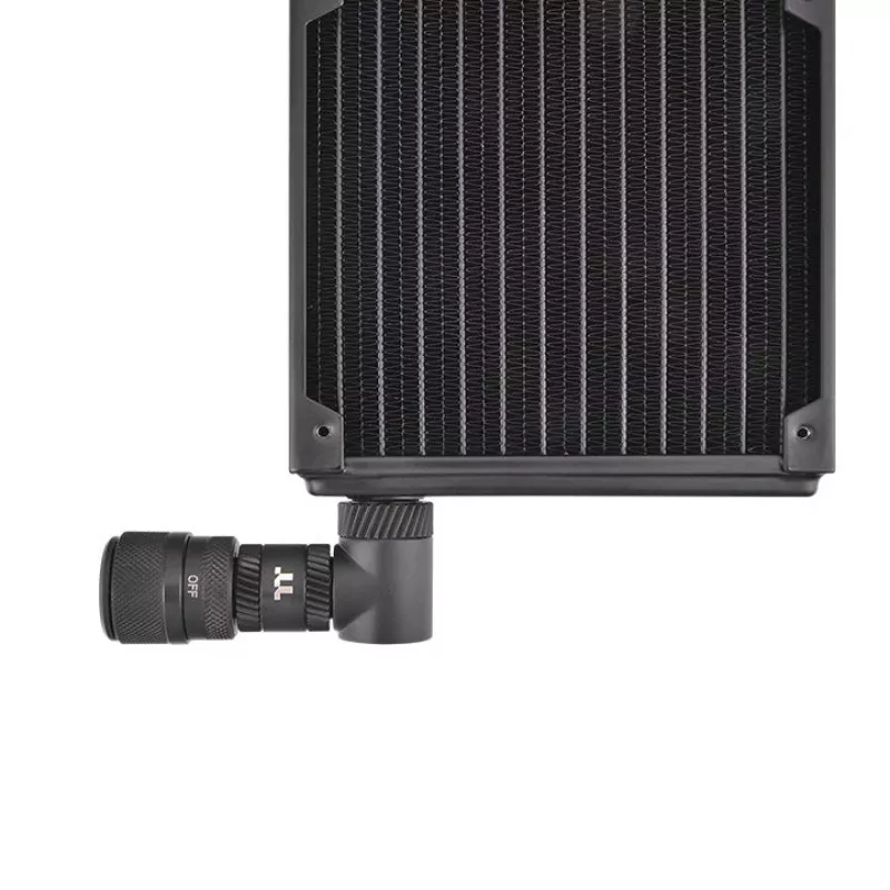 Thermaltake Pacific SF savienojuma pagarinātājs (ārējā–ārējā vītne) CL-W391-CU00MK-A, 30 mm, matēti melns, DIY LCS