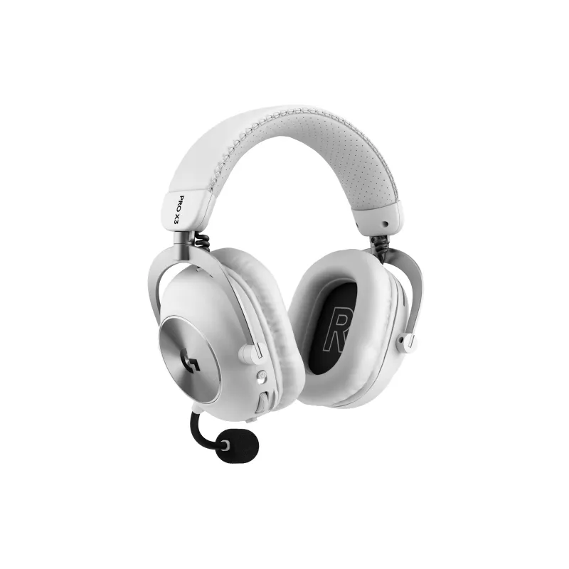 Logitech G Pro X3 Lightspeed austiņas, baltas (981-001748)
