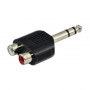 SSQ HA7 adapteris, 2 x RCA ligzda – 6,3 mm stereo spraudnis