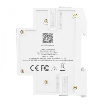 SONOFF BASIC-ZB1GSP Zigbee viedais slēdzis, DIN sliede, 32 A