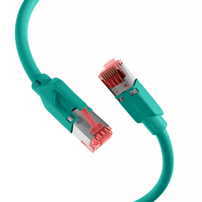 EFB Elektronik K8053.40 Cat.6A S/FTP LSZH RJ45 savienojuma kabelis, 40 m, zaļš
