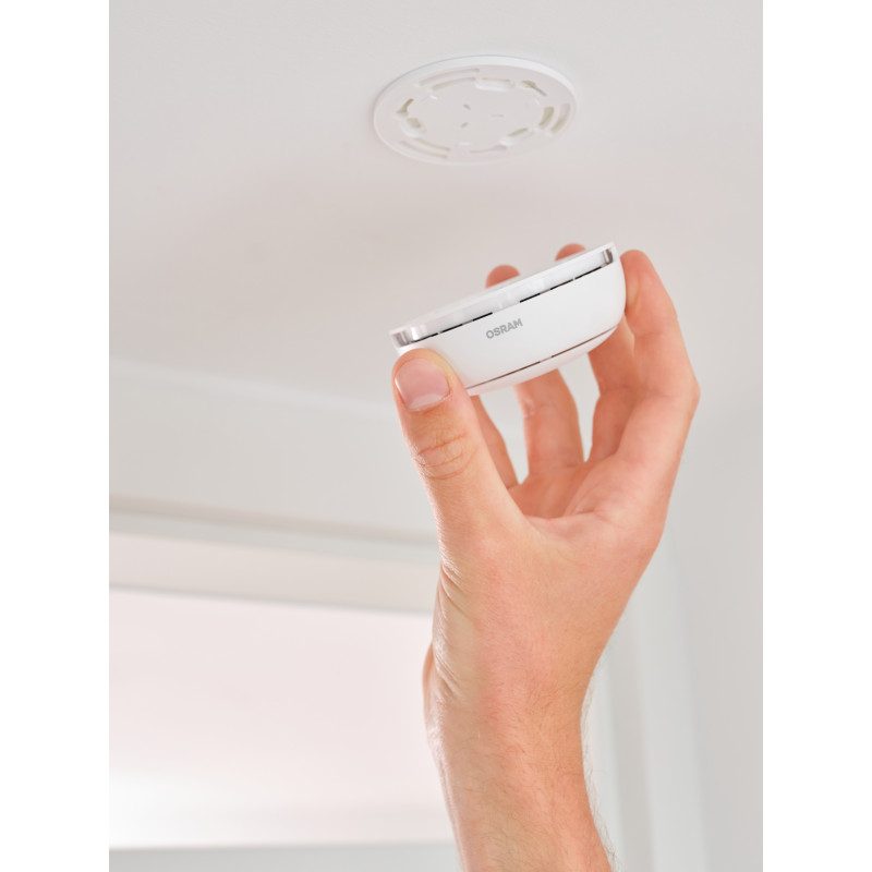 Osram SMART+ Wi-Fi dūmu detektors, balts
