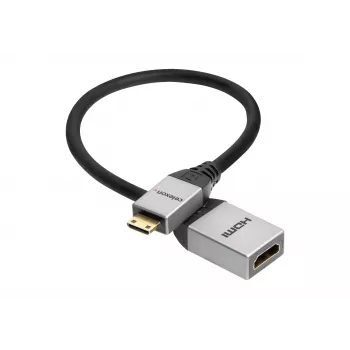 celexon Mini HDMI M/F adapteris ar Ethernet, 2.0a/b, 4K, Professional