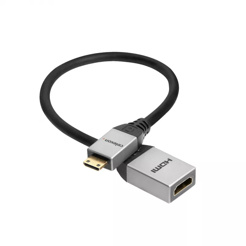 celexon Mini HDMI M/F adapteris ar Ethernet, 2.0a/b, 4K, Professional