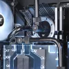 Thermaltake Pacific SF 20 mm savienojuma pagarinātājs (ligzda–spraudnis), matēti melns, CL-W392-CU00MK-A