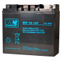 MPL Power Elektro MW 18-12 UPS svina-skābes akumulators AGM, bez apkopes, 12 V 18 Ah, melns