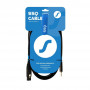 SSQ XLRMi3 audio kabelis, XLR sievišķais – 3,5 mm stereo Jack, 3 m