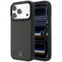 Mercedes Mer008914 apvalks iPhone 18 Pro Max / 17 Pro Max, Leather Mesh with Bow Line, MagSafe, antracīta krāsā