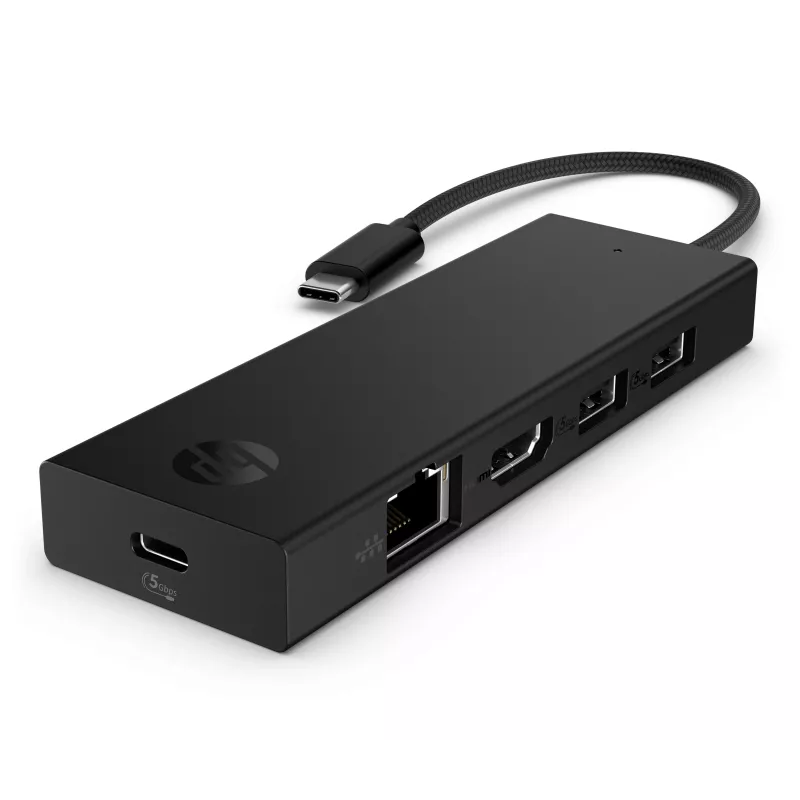 HP portatīvais USB-C 4K HDMI centrmezgls (BR1U3AA#ABB)