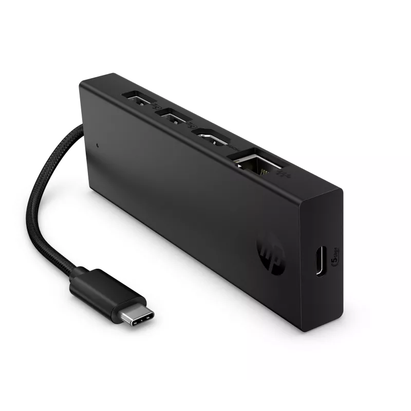 HP portatīvais USB-C 4K HDMI centrmezgls (BR1U3AA#ABB)