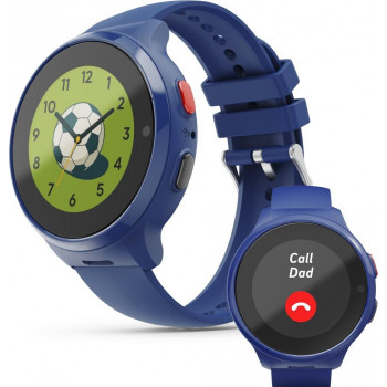 Hama 00178669 bērnu viedpulkstenis ar GPS, SOS pogu un zvanīšanas funkciju, zils