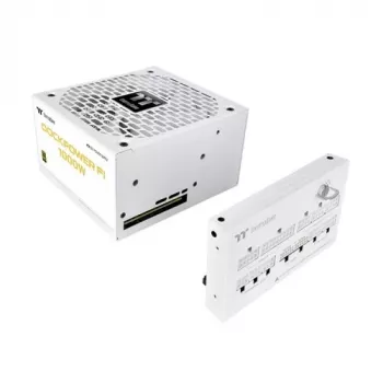 Thermaltake Dockpower FI 1000W datora barošanas bloks, 80 PLUS Gold, balts